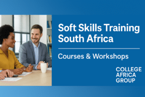 Example of communication and leadership during soft skills training in South Africa
