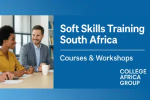 Example of communication and leadership during soft skills training in South Africa