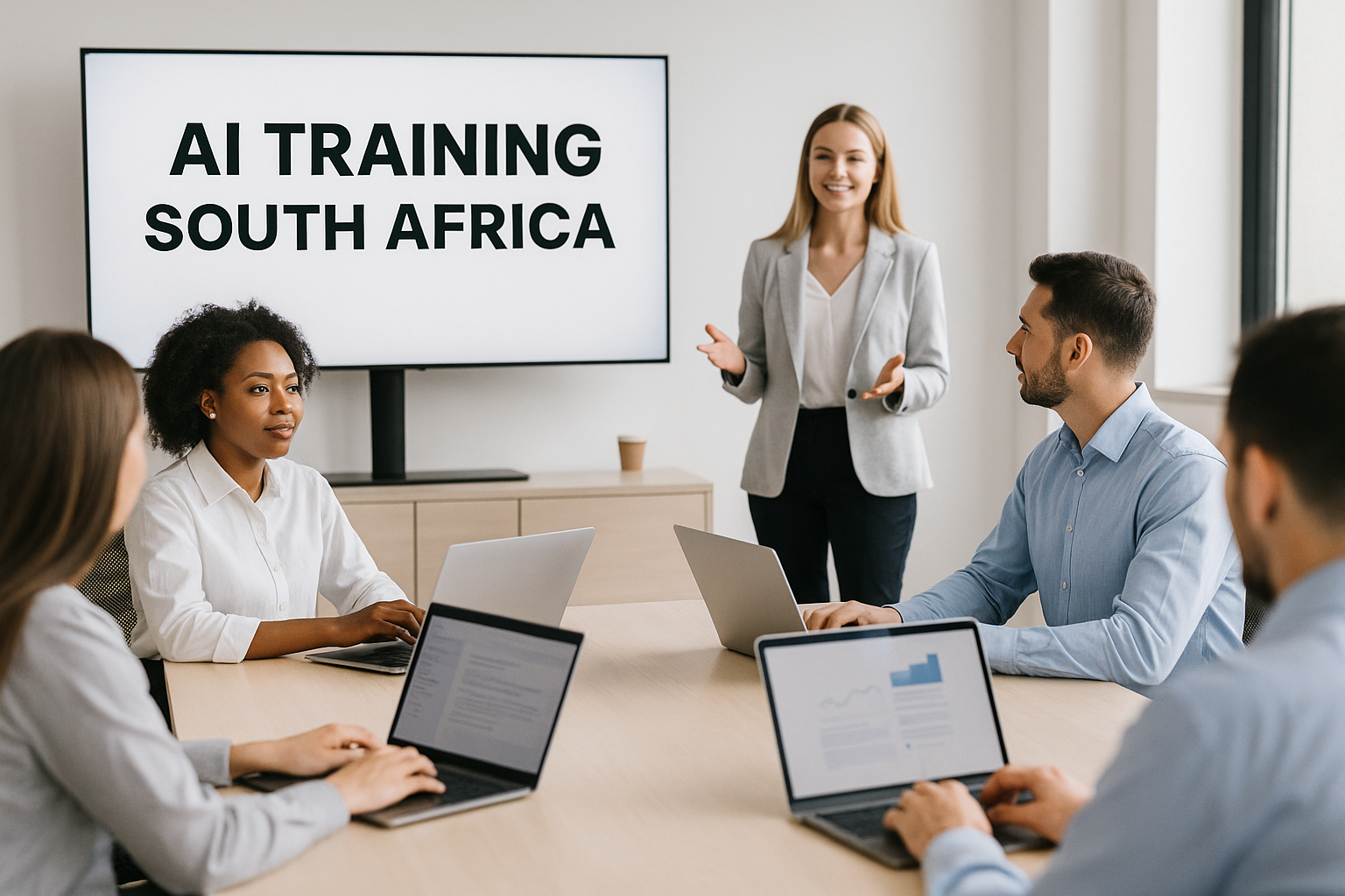 Corporate team attending ChatGPT Training in South Africa