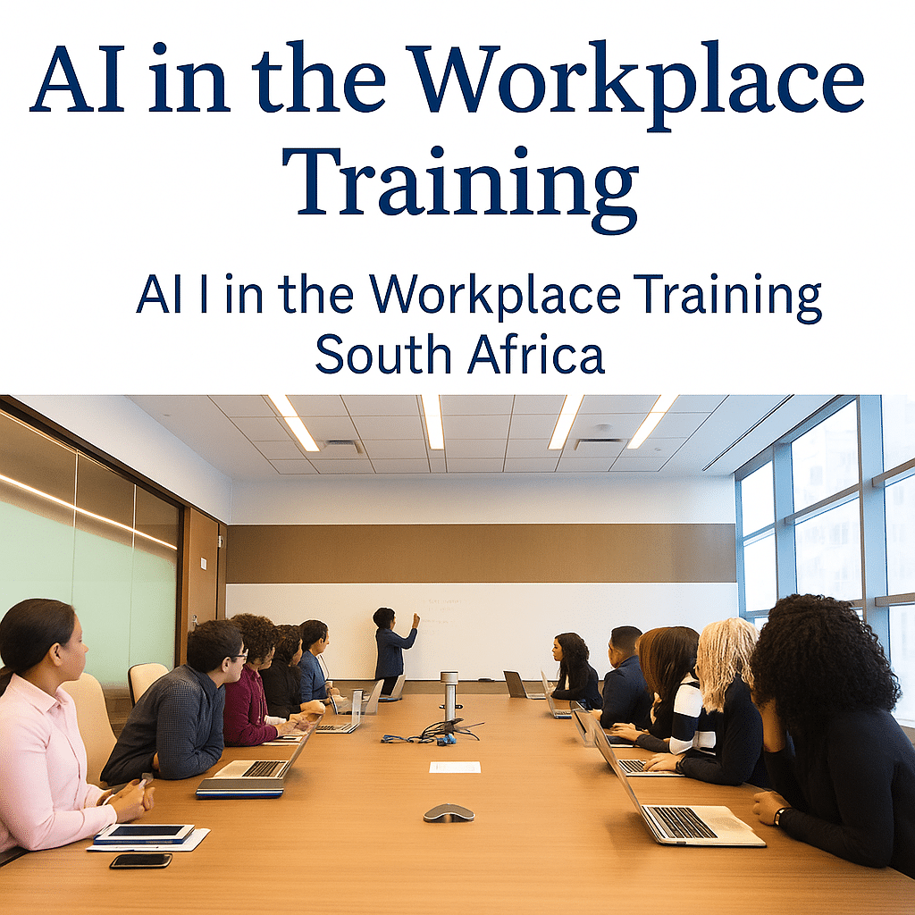 AI in the Workplace Training South Africa delivered by College Africa Group to corporate teams using ChatGPT and Microsoft Copilot.