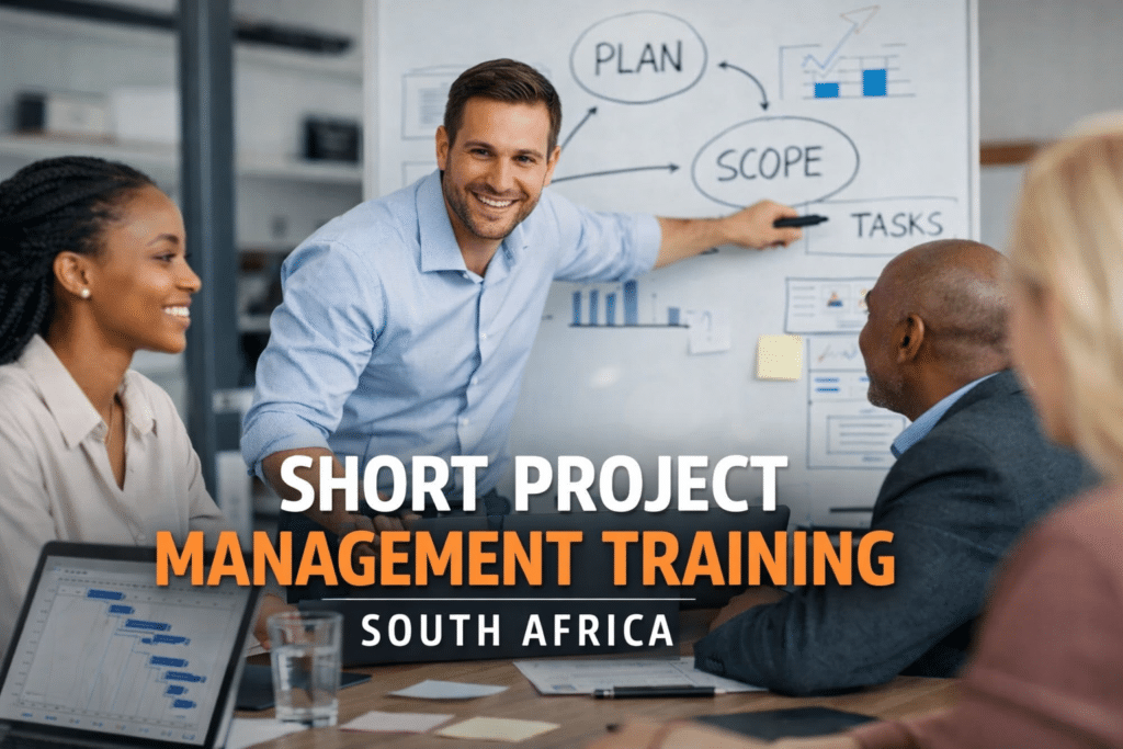 Short project management training for corporate teams in South Africa 