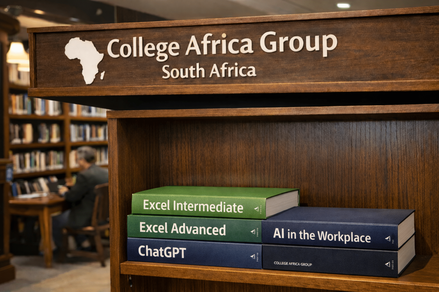 College Africa Group - Training TOC Library South Africa with Excel Intermediate, Excel Advanced, ChatGPT and AI in the Workplace course materials