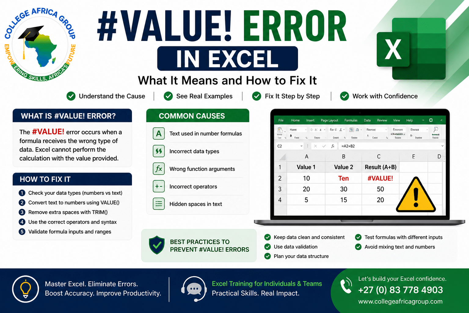 value error excel how to fix value error in excel