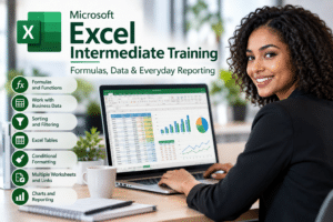 MS Excel Intermediate Training South Africa – Formulas, Data & Everyday Reporting