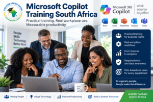 Microsoft Copilot Training South Africa – Practical Workplace Adoption Microsoft Copilot Training South Africa for practical workplace workflows, employee adoption and productivity